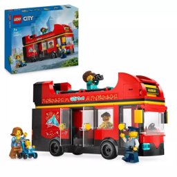 Autobuz turistic roșu cu etaj LEGO® City 60407