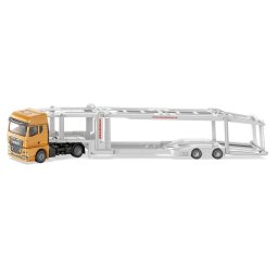 SIKU SUPER MAN car transporter, model vehicle (blue/white)