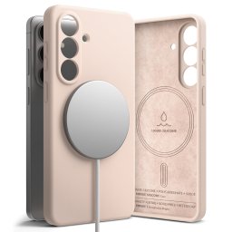 Husa pentru Samsung Galaxy S26 - Ringke Silicone MagSafe - Pink Sand