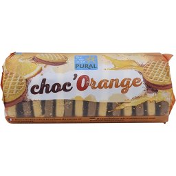 Biscuiti cu crema de cacao si portocale bio 85g