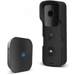 DELIGHT 55386BK Smart Wi-Fi-s video interfon set cu acumulator