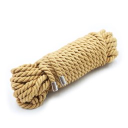 Sfoara bondage Metal Ends 10m Beige