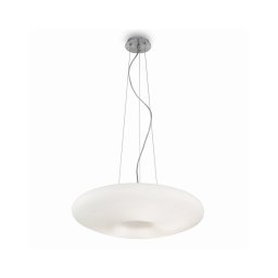 Ideal Lux - Lustră suspendată pe cablu GLORY 5xE27/60W/230V Ø 60 cm alb