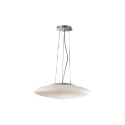 Ideal Lux - Lustră suspendată pe cablu SMARTIES, 3xE27/42W/230V, Ø 42,5 cm, albă