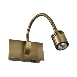Ideal Lux - Lampă de perete flexibilă LED DYNAMO LED/3,5W/230V CRI 90 bronz