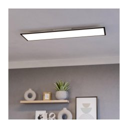 Eglo 901509-LED RGBW Panou LED aplicat pentru tavan MORADILLO-Z LED/34W/230V 120x30cm negru