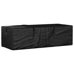 Geanta depozitare perne gradina, negru 135x40x55 cm polietilena GartenMobel Dekor