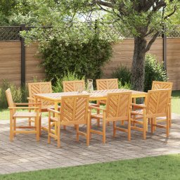 Set de mese pentru gradina 7 piese din lemn solid de acacia GartenMobel Dekor