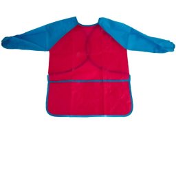 Sort pictura cu maneci, textil, 40x57cm, ROSU-ALBASTRU