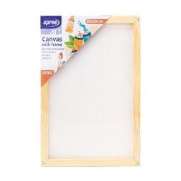 Panza pe sasiu lemn 20x30cm INRAMATA
