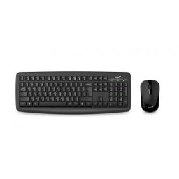 Kit tastatura si mouse Genius Smart KM-8100 Wireless, Negru