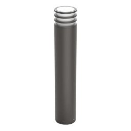 Stalp iluminat exterior Philips Hue Lucca, E27, 9.5W (60W), 806 lm, 84.8 cm, Aluminiu, Antracit, Bec alb Hue inclus