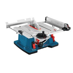Fierastrau circular de banc Bosch Professional GTS 10XC,2100 W, 254 mm diametru panza, 3200 RPM, 47grade S-1grad D reglare unghi inclinare, 79 mm inaltime taiere 90 grade, accesorii incluse, Albastru-Argintiu