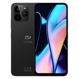 Smartphone MyPhone N23, 128GB, 6GB RAM, 4G, Dual SIM, 6.51 inch, Cosmic Black
