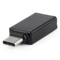 ADAPTOR GEMBIRD, pt. smartphone, USB 2.0 Type-C (T) la USB 2.0 (M), negru