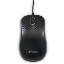 MOUSE Verbatim, SILENT, cu fir, 1000 dpi, butoane-scroll 3-1, Optic, Negru, "49024