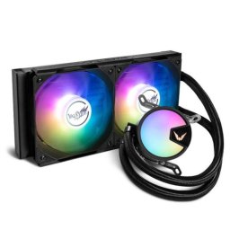 Cooler CPU Valkyrie A240 ARGB, racire cu apa, 2 ventilatoare, 800-1800 rpm, Negru