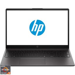 Laptop HP 255R G10, Procesor AMD Ryzen™ 5 7535U, Display 15.6" Full HD (1920x1080), Memorie RAM 16GB DDR5, Capacitate 512GB SSD, Placa video integrata AMD Radeon™ 660M Graphics, No OS, Dark ash silver (INT Keyboard)