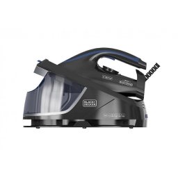 Fier de calcat cu abur (statie) Black+Decker BXSS2800E, 2800W, 8 bari, cu functie ECO, Negru
