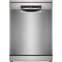 Masina de spalat vase Bosch SMS4HVI03E, Clasa D, Capacitate 14 seturi, ExtraDry, Home Connect, Vario drawer, Sistem Rackmatic triplu, EcoSilence Drive, 60 cm, 2400 W, Inox