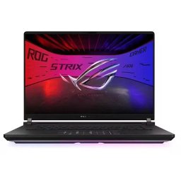 Laptop ASUS ROG Strix SCAR 16, Intel Core Ultra 9 275HX, 16 inch, RAM 64 GB, SSD 6 TB, NVIDIA GeForce RTX 5080, Windows 11 Home, Negru