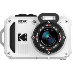 Aparat foto Kodak WPZ2 impermeabil cu zoom 5X WiFi, Alb