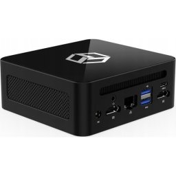 Mini PC Qoobe AP12450, Procesor Intel Core i5-12450H, RAM 16GB, 512GB SSD, Windows 11 Pro, Negru