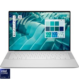 Laptop Dell 14 Premium DA14250, Procesor Intel® Core™ Ultra 7 255H (24M Cache, pana la 5.10 GHz), 14.5 inch, WUXGA, IPS 30-120Hz, 32GB LPDDR5X, 1TB SSD, Nvidia GeForce RTX 4050 6GB, Windows 11 Pro, Argintiu Platina