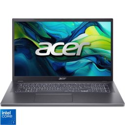 Laptop Acer Aspire 17 A17-51M-75H8, Procesor Intel® Core™ 7 150U (12M Cache, pana la 5.40 GHz), 17.3 inch, Full HD, IPS, 16GB LPDDR5, 1TB SSD, Intel Graphics, No OS, Gri - Negru