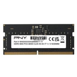 Memorie RAM PNY 16GB DDR5 4800 MHz SO-DIMM, performanta ridicata, eficienta energetica, Negru