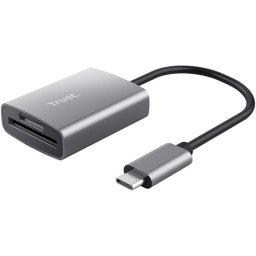 Cititor de carduri Trust Dalyx Fast, USB-C, Gri