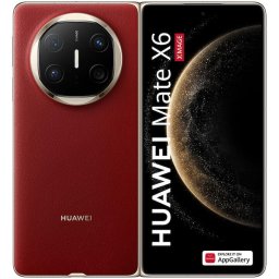 Telefon mobil pliabil, Huawei Mate X6 Red, Octa-Core, ecran 6.45 - 7.93 inch, Dual SIM, 12GB RAM, 512GB, baterie 5110mAh, EMUI 15, Rosu