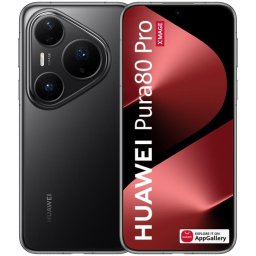 Telefon mobil Huawei Pura 80 Pro, 4G LTE, 6.8 inch, 512GB, 12GB RAM, 5170 mAh, Negru