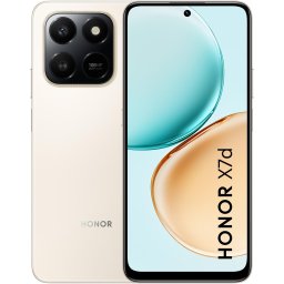 Telefon mobil Honor X7d, Dual SIM, 4G, 6.77 inch, 6GB RAM, 128GB, 6350mAh, Auriu
