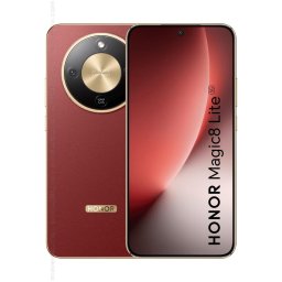 Telefon mobil Honor Magic 8 Lite, 6,79", 5G, 8GB RAM, 256GB, 16MP/108MP+5MP, Dual SIM, 7500mAh, Maro-Roscat