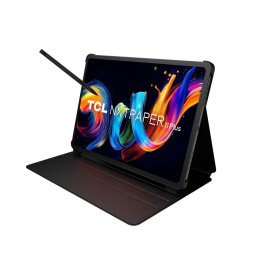 Tableta TCL NXTPAPER 11 Plus, Ecran 11.5", 120Hz, 8GB RAM, 256GB, WiFi, Bundle cu Flipcase, Negru