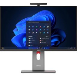 Sistem desktop All-In-One PC Lenovo ThinkCentre M90a Pro Gen 6, 27 inch, QHD IPS, Procesor Intel® Core™ Ultra 5 235 3.4GHz Arrow Lake, 16GB RAM, 512B SSD, Intel Graphics, Camera Web, Windows 11 Pro, Negru