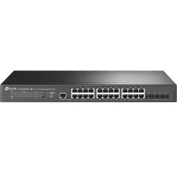 Switch TP-Link JetStream TL-SG3428XPP-M2, 24 porturi PoE RJ45 2.5G, Suport 10G, L2 Management, 1U