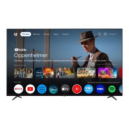 Televizor LED Sharp 70GL4260E, 70" (177cm), 4K Ultra HD, Smart, Google Frameless TV, Dolby Vision, Dolby Atmos, Clasa F, Negru