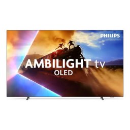 Televizor OLED Philips 165 cm (65") 65OLED770/12, Ultra HD 4K, Smart TV, WIFI, CI+, Ambilight TV, Argintiu