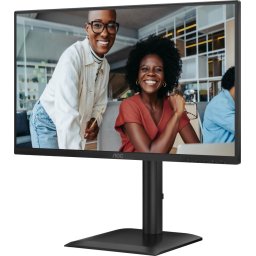 Monitor IPS LED AOC 27" Q27E4U, QHD (2560 x 1440), HDMI, DisplayPort, Pivot, 120 Hz, 4 ms, Negru