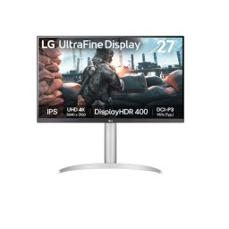 Monitor IPS LED LG 27UP650K-W, 27" , UHD (3840 x 2160), 5 ms, 60 Hz, HDMI, DisplayPort, Pivot, Alb-Argintiu
