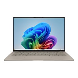 Laptop Asus Zenbook A14 UX3407QA, Snapdragon X1-26-100, 14 inch, RAM 16 GB, SSD 512 GB, Qualcomm Adreno, Windows 11 Home, Bej