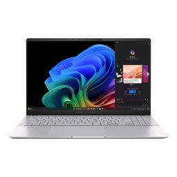 Laptop ASUS Vivobook S 15, Qualcomm Snapdragon X Elite X1E-78-100, 15.6 inch, RAM 32 GB, SSD 1 TB, Qualcomm Adreno, Windows 11 Home, Argintiu