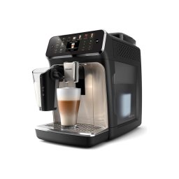 Espressor automat Philips EP5547/90, 1500 W, 1.8 l, Carafa lapte 0.26 l, 15 bar, Capacitate boabe 275 g, 12 setari macinare, 5 setari aroma Negru-Crom