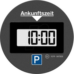 Disc de parcare electric, Park Lite, rotund, Negru