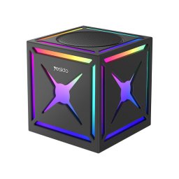 Boxa portabila Boxa Wireless, Portabila, Bluetooth V5.3, TWS, 500mAh, Lumini RGB - Yesido (YSW34) - Black