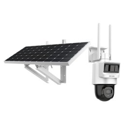 Cameră IP rotativă (PT) Hikvision, 4 MP 2K, lentilă 2,8 mm, IR 30 m, panou solar 20 W, baterie 90 Wh, 4G - DS-2DE2C400IWG-K-4G-C09S20-2.8mm