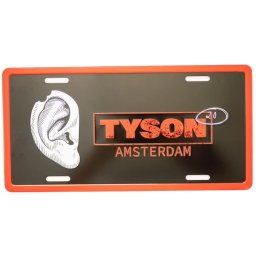 Tyson 2.0 Placuta de inmatriculare Amsterdam Big