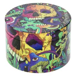 Grinder Euphoria Enchanting Skull Premium metalic 4 Parti Ø63mm